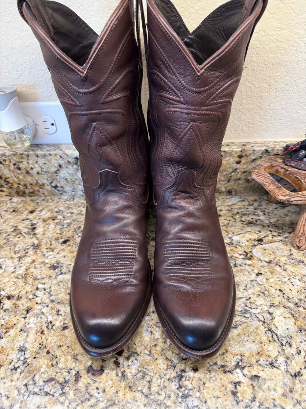 Tecovas Cartwright Men's Stout colored Leather Western Boots